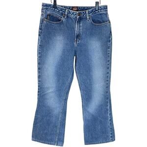 Vintage Y2K Bongo Jeans Size 13 Made in Mexico Bootcut Hemmed 100% Cotton